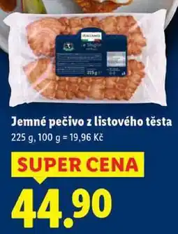 Lidl Jemné pečivo z listového těsta, 225 g nabídka