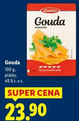 Lidl Gouda, 100 g nabídka