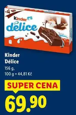 Lidl Kinder Délice, 156 g nabídka