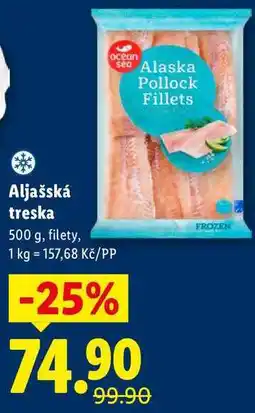 Lidl Aljašská treska, 500 g nabídka