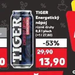 Kaufland Tiger energy drink nabídka