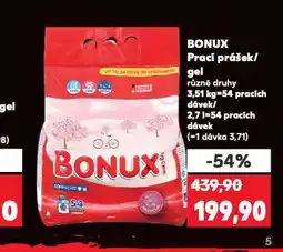 Kaufland Bonux prací prostředek nabídka