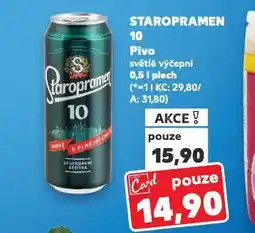 Kaufland Pivo staropramen nabídka