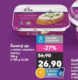 Kaufland Čerstvý sýr nabídka