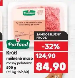 Kaufland Krůtí mělněné maso nabídka