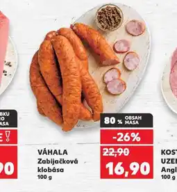 Kaufland Zabijačková klobása nabídka