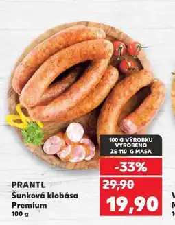 Kaufland Šunková klobása premium nabídka