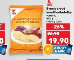 Kaufland Bramborové halušky nabídka
