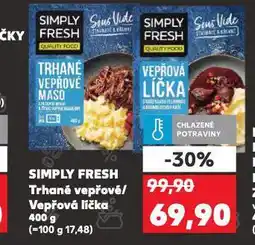 Kaufland Simply fresh vepřová líčka nabídka