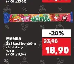 Kaufland Bonbony žvýkací mamba nabídka