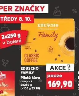 Kaufland Káva eduscho nabídka