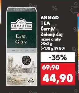 Kaufland Ahmad čaj nabídka