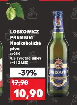 Kaufland Pivo lobkowicz nealko nabídka