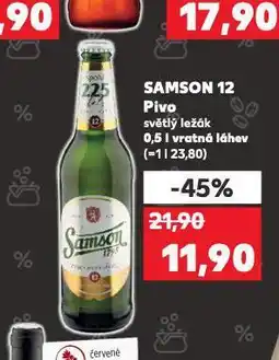 Kaufland Pivo samson nabídka