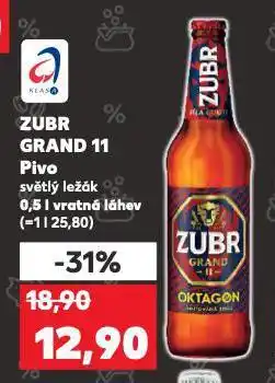 Kaufland Pivo zubr grand nabídka