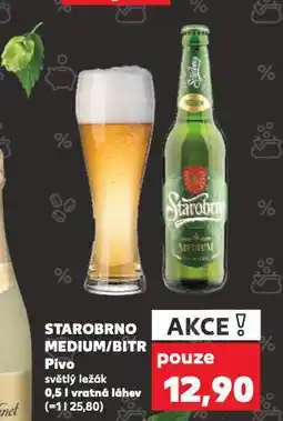 Kaufland Pivo starobrno nabídka