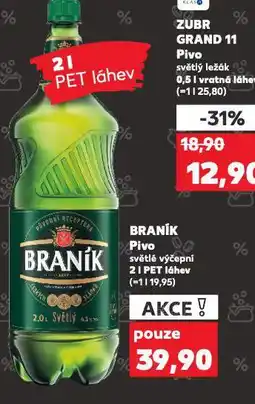 Kaufland Pivo braník nabídka