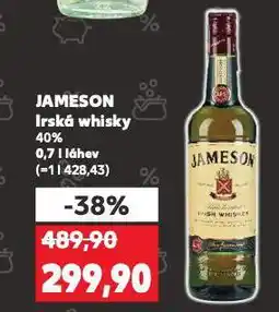 Kaufland Jameson irish whiskey nabídka
