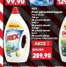 Kaufland Rex prací prostředek nabídka