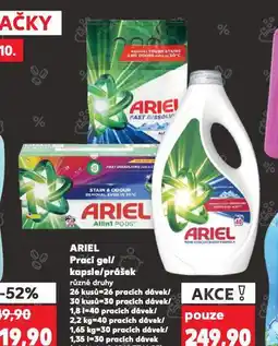 Kaufland Ariel prací prostředek nabídka