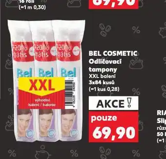 Kaufland Bel odličovací tampony nabídka