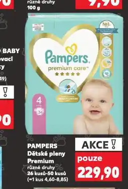 Kaufland Pampers dětské plenky nabídka
