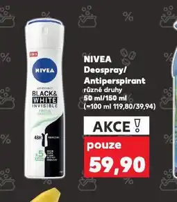 Kaufland Nivea antiperspirant nabídka