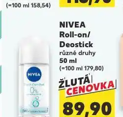 Kaufland Nivea deostick nabídka