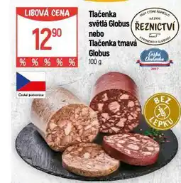 Globus Tlačenka tmavá nabídka
