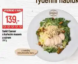 Globus Salát caeser s kuřecím masem a sýrem nabídka