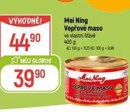 Globus Mei ning vepřové maso nabídka