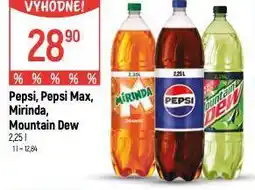 Globus Pepsi max nabídka