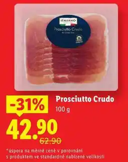 Lidl Prosciutto Crudo, 100 g nabídka