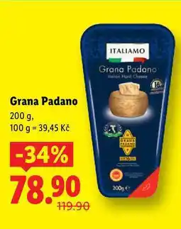 Lidl Grana Padano, 200 g nabídka