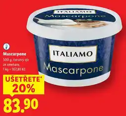 Lidl Mascarpone, 500 g nabídka