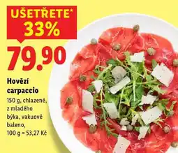 Lidl Hovězí carpaccio, 150 g nabídka