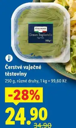 Lidl Čerstvé vaječné těstoviny, 250 g nabídka