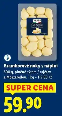 Lidl Bramborové noky s náplní, 500 g nabídka