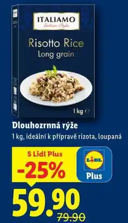 Lidl Dlouhozrnná rýže, 1 kg nabídka