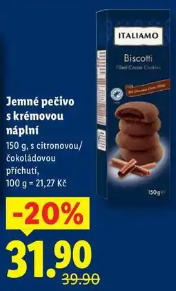 Lidl Jemné pečivo s krémovou náplní, 150 g nabídka