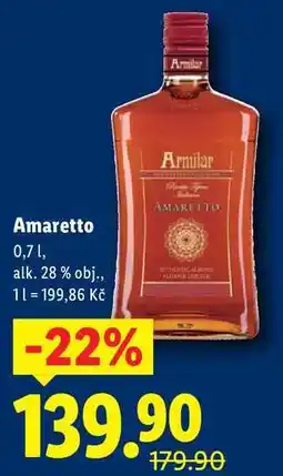 Lidl Amaretto, 0,7 l nabídka
