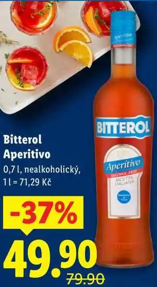 Lidl Bitterol Aperitivo, 0,7 l nabídka