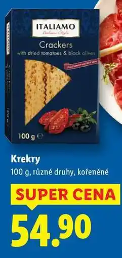 Lidl Krekry, 100 g nabídka