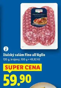 Lidl Italský salám Fino all'Aglio, 120 g nabídka