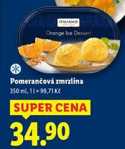 Lidl Pomerančová zmrzlina, 350 ml nabídka