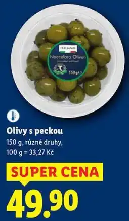 Lidl Olivy s peckou, 150 g nabídka