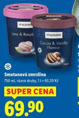 Lidl Smetanová zmrzlina, 750 ml nabídka