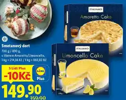 Lidl Smetanový dort, 700 g/830 g nabídka