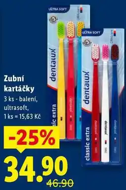Lidl Zubní kartáčky, 3 ks nabídka