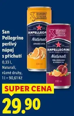 Lidl San Pellegrino perlivý nápoj s příchutí, 0,33 l nabídka
